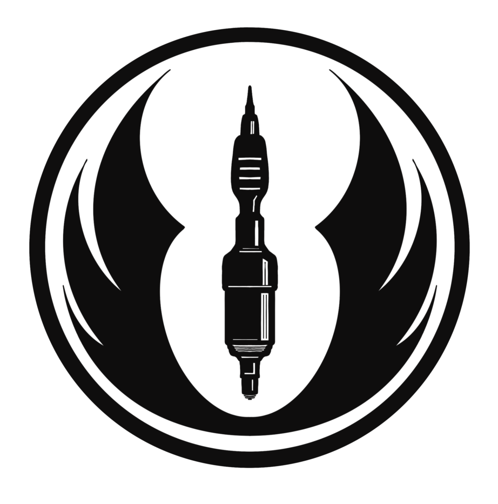 Logo Alex Ríos Tattoo tatuador blackwork en Málaga