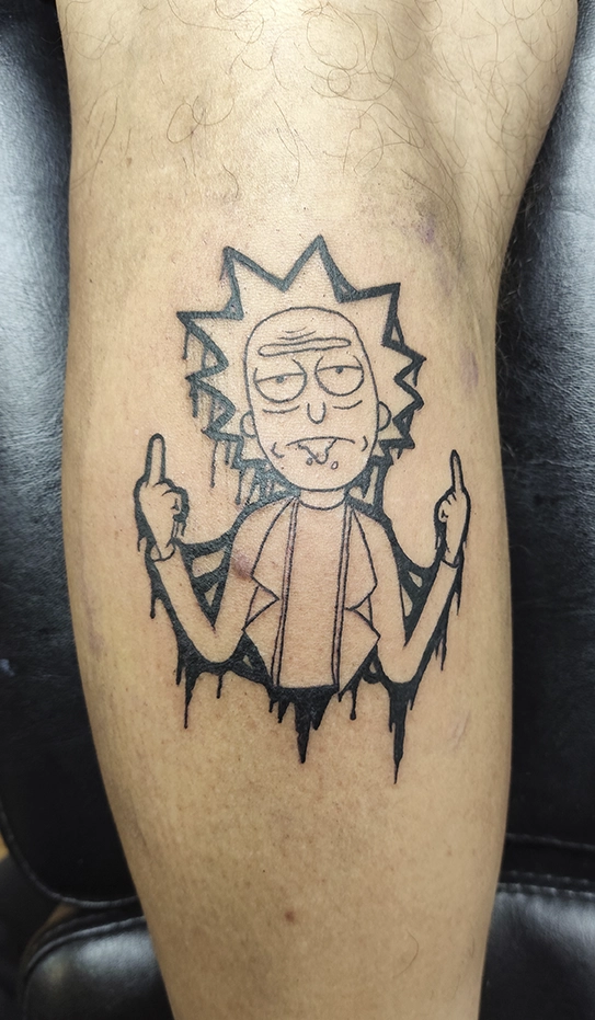 blackwork rick malaga proceso